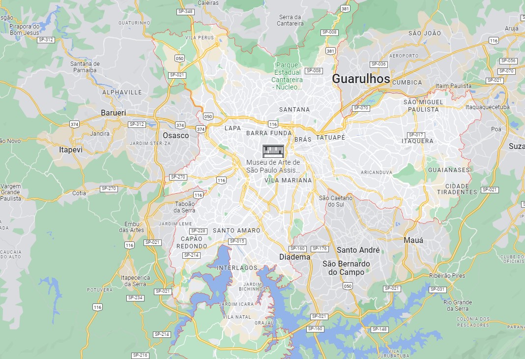 mapa de são paulo